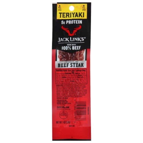 Jack Link's® Teriyaki Beef Steak Perspective: front