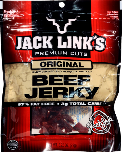 Jack Link's Original Beef Jerky Perspective: front