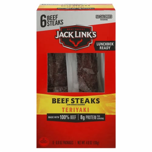 Jack Link's Teriyaki Beef Steaks Perspective: front