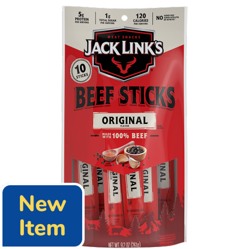 Jack Link's Orginal Beef Sticks Perspective: front