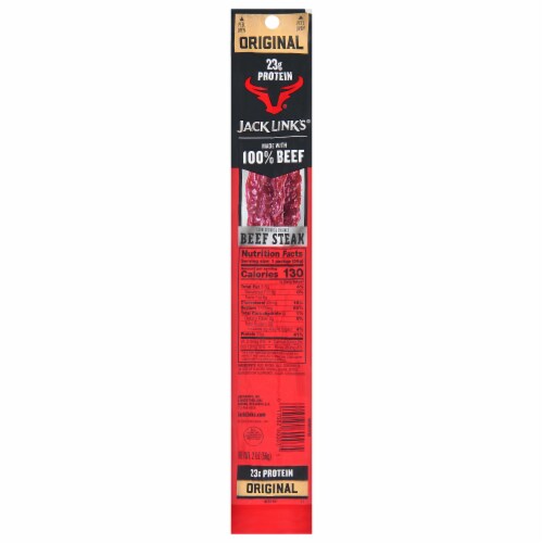 Jack Link's® Original Beef Steak Jerky Stick Perspective: front