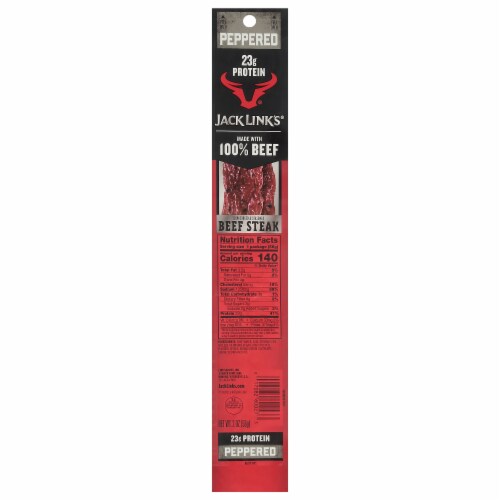 Jack Links Peppered Beef Steak Perspective: front