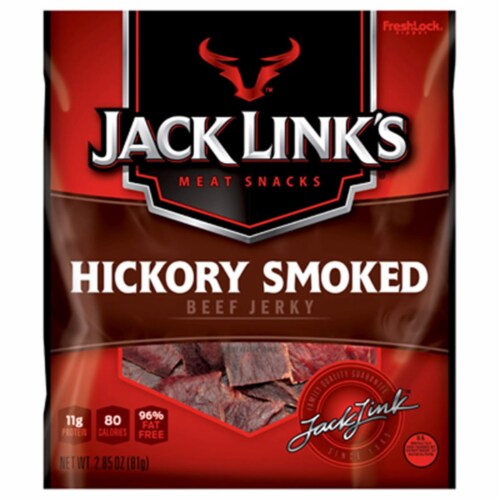 Jack Link's® Hickory Smoked Beef Jerky Perspective: front
