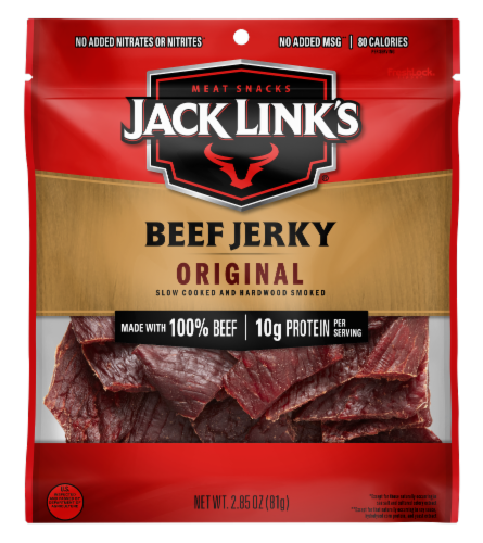 Jack Link's® Original Beef Jerky Perspective: front