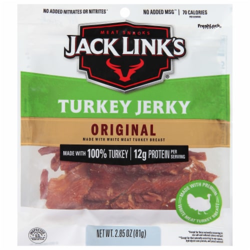 Jack Link's® Original Turkey Jerky Perspective: front