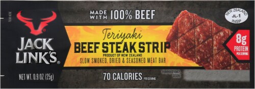 Jack Link's® Teriyaki Beef Steak Strip Perspective: front