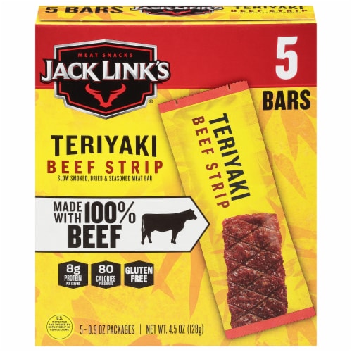 Jack Link's Teriyaki Beef Strips Perspective: front