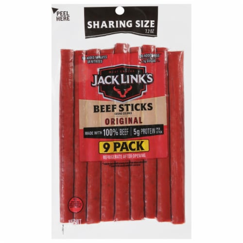 Jack Link's® Original Beef Jerky Sticks Perspective: front