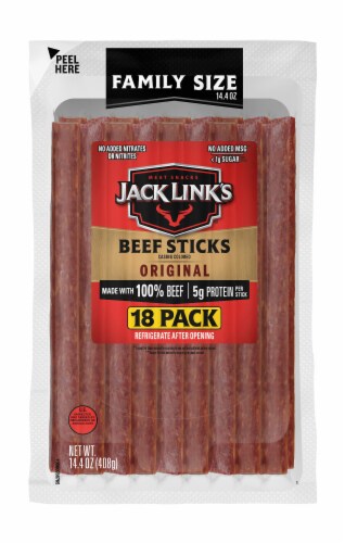 Jack Link's® Original Beef Sticks Perspective: front