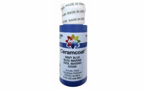 Delta Creative™ Ceramcoat® Acrylic Paint - Navy Blue Perspective: front