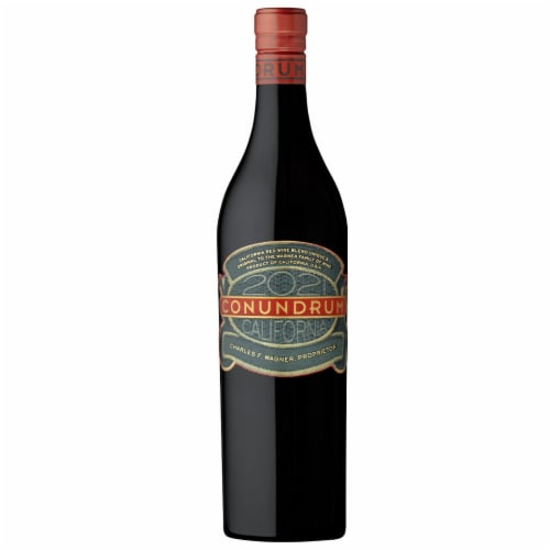 Conundrum Blend California Red Wine Perspective: front
