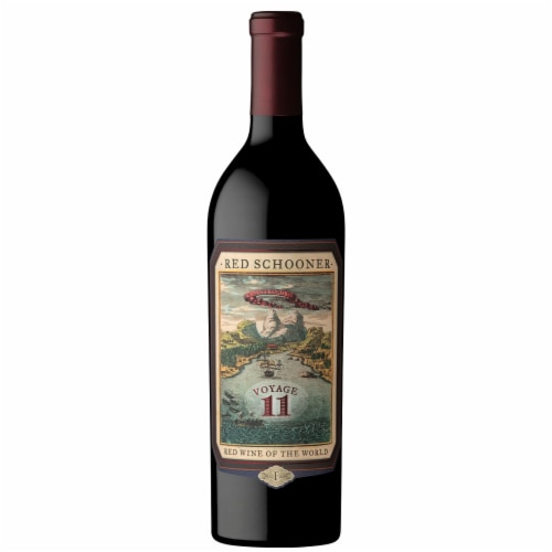 Red Schooner of the World Voyage 11 Malbec Argentina Wine Perspective: front