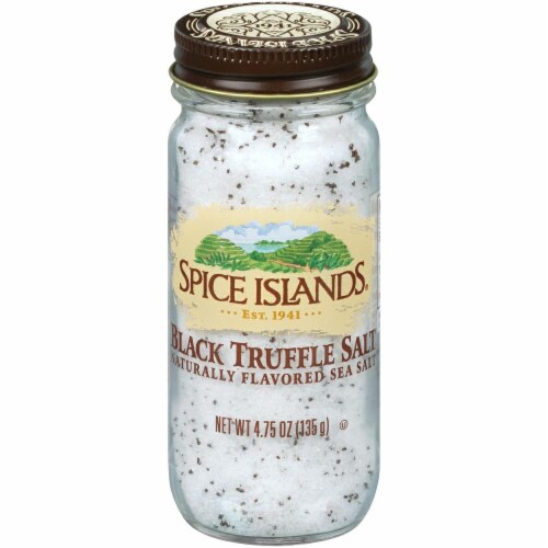 Spice Islands® Black Truffle Sea Salt Shaker Perspective: front