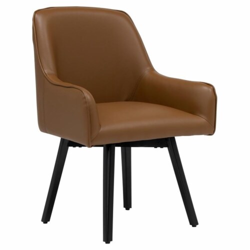 Caramel colored on sale accent chair