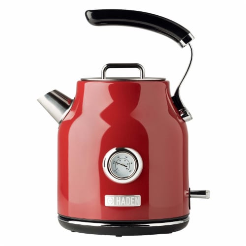 Haden Heritage 1.7 Liter Stainless Steel Electric Kettle with Toaster,  Turquoise