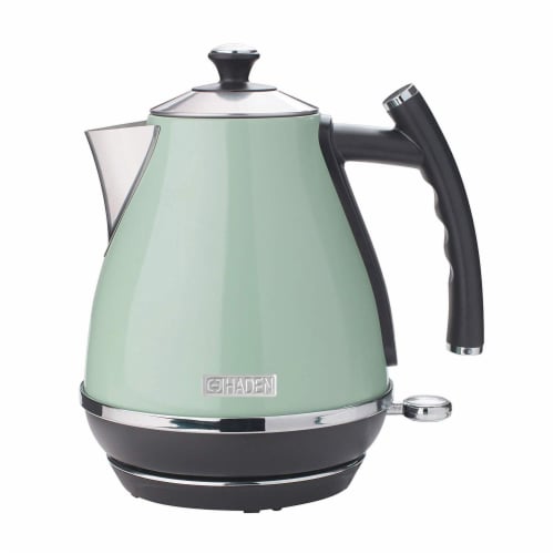 Haden Cotswold Stainless Steel Cordless Electric Kettle - Sage Green Perspective: front