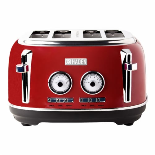 Haden Dorset 4-Slice Toaster - Red Perspective: front