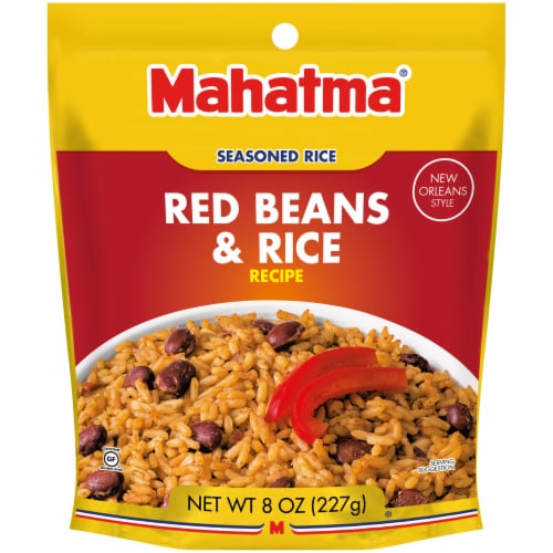 Mahatma® Seasoned Rice Red Beans & Rice Perspective: front