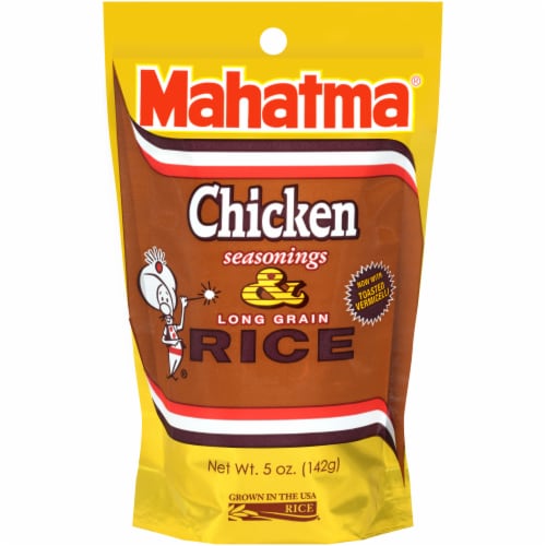 Mahatma Chicken Seasonings & Long Grain Rice Perspective: front