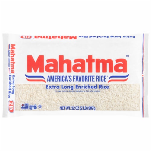 Mahatma Gluten-Free Extra Long Grain White Rice Perspective: front