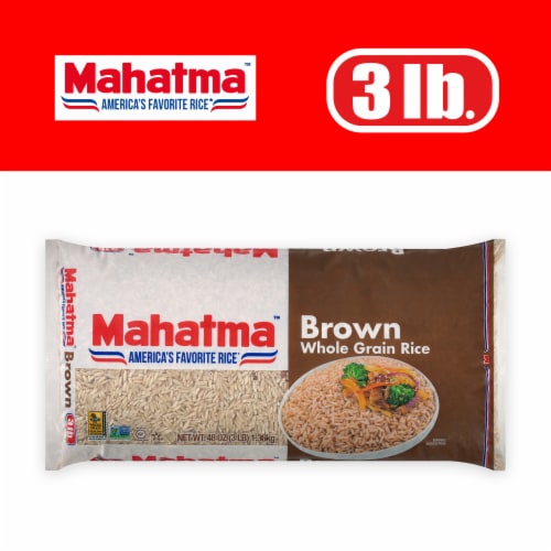 Mahatma Whole Grain Brown Rice Perspective: front