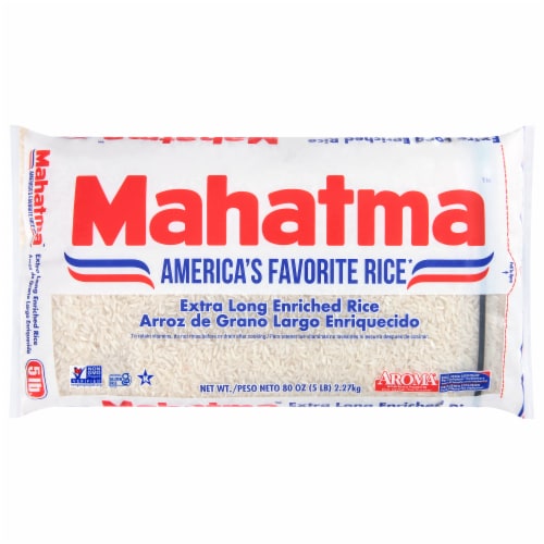 Mahatma Gluten-Free Extra Long Grain White Rice Perspective: front