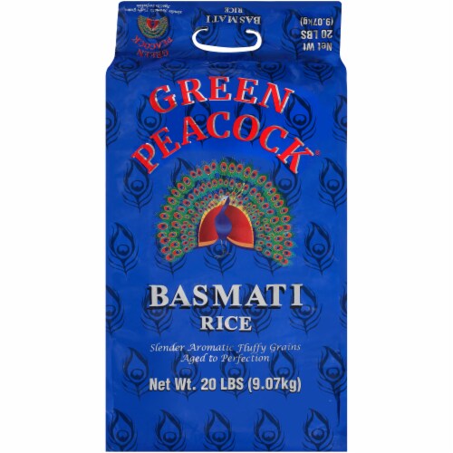 Green Peacock® Basmati Rice Perspective: front
