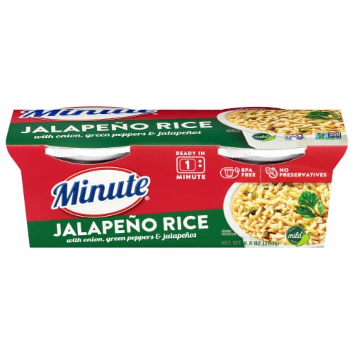 Minute® Ready to Serve Mild Jalapeno Rice Perspective: front