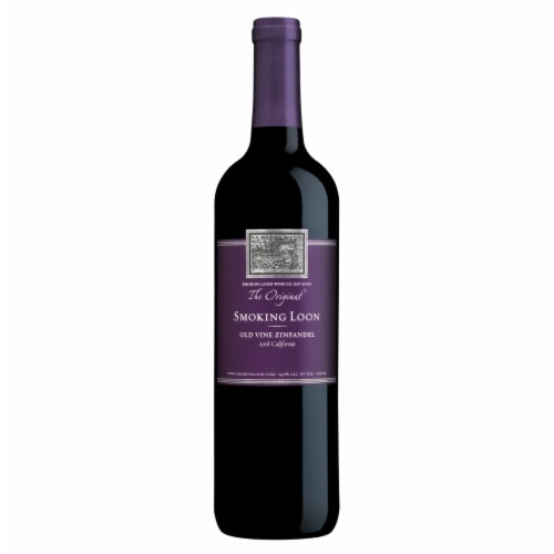 Smoking Loon Zinfandel California Red Wine Perspective: front