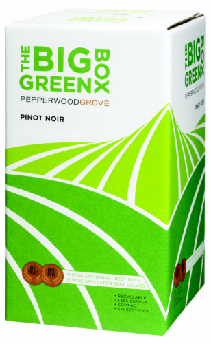 Pepperwood Grove The Big Green Box Pinot Noir Perspective: front