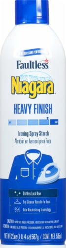 Niagara Heavy Finish Ironing Spray Starch Laundry Supplies, 20 oz