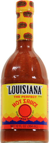 Louisiana Hot Sauce Perspective: front