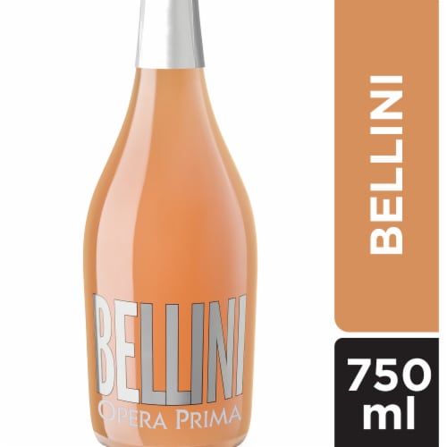 Opera Prima Bellini Sparkling Ready-to-Drink Cocktail Perspective: front