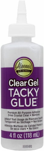 Clear gel tacky shop glue
