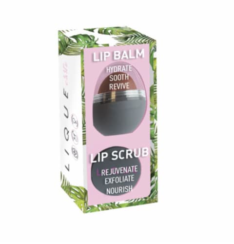 Lique Mini Loving Balm Mini Scrub Duo Perspective: front