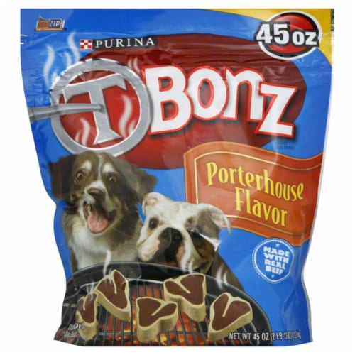 ALPO T-Bonz Porterhouse Flavor Dog Snacks Perspective: front