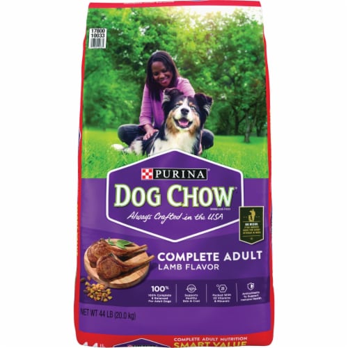 Purina Dog Chow Complete 44 Lb. Lamb Adult Dry Dog Food 179020 Perspective: front
