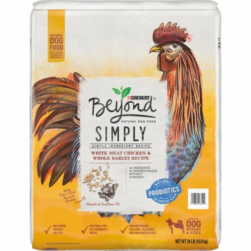 Beyond® Simply White Meat Chicken & Whole Barley Recipe Adult Dry Dog Food Perspective: front