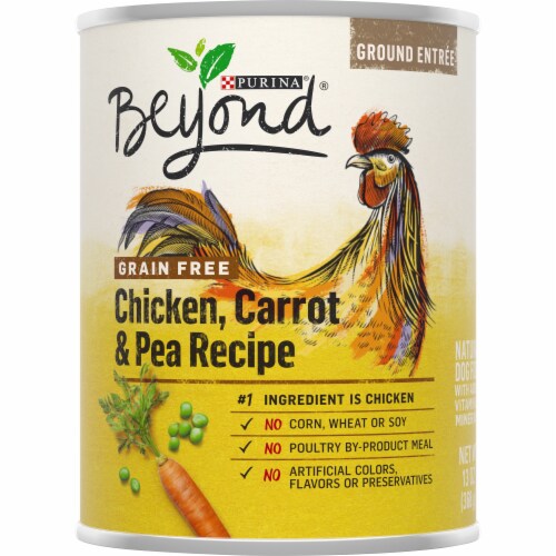 Beyond Grain Free Chicken, Carrot & Pea Recipe Wet Dog Food Perspective: front
