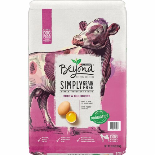 Beyond Grain Free Beef & Egg Recipe Adult Dry Dog Food Perspective: front