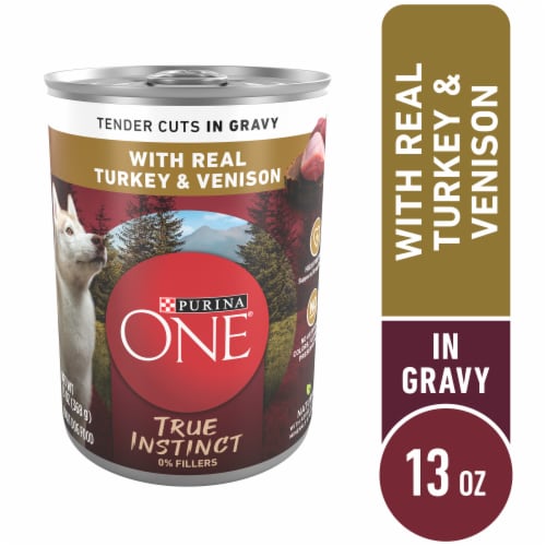 Purina ONE® SmartBlend® True Instinct Real Turkey & Venison in Gravy Adult Wet Dog Food