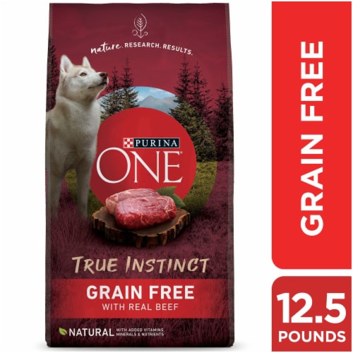 Purina ONE® True Instinct Grain Free with Real Beef Natural Adult Dry ...