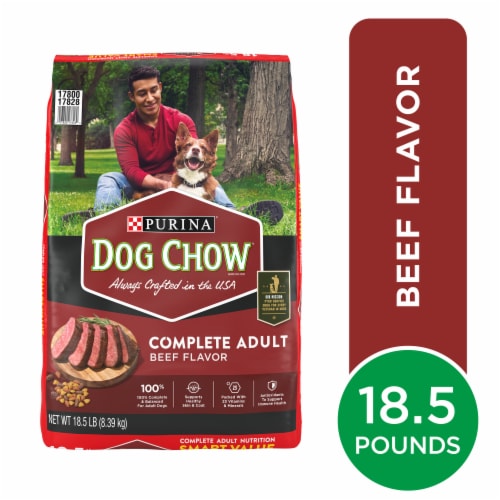 Dog Chow Dog Food, Complete Adult, with Real Chicken - 18.5 lb