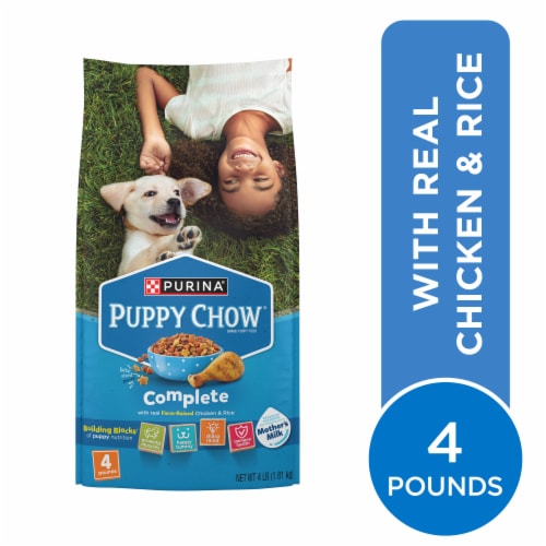 Purina Puppy Chow Complete High Protein Puppy Dry Dog Food With Real Chicken Perspective: front