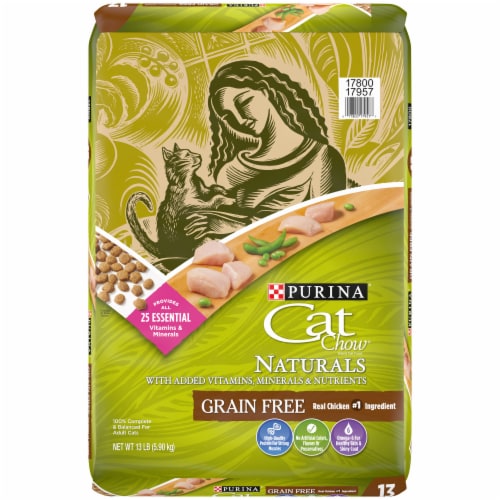 Cat Chow Naturals Grain Free Real Chicken Natural Dry Cat Food 13 lb Fry s Food Stores