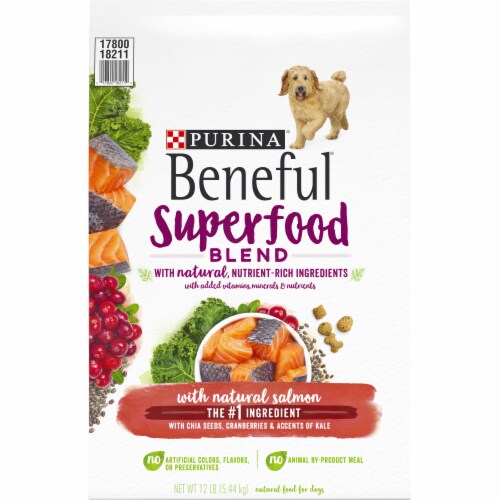 Purina Beneful Superfood Blend Salmon Dry Dog Food 12 lb Harris Teeter
