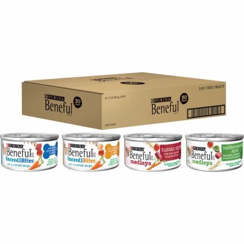 Purina Beneful Variety Pack Wet Dog Food Perspective: front