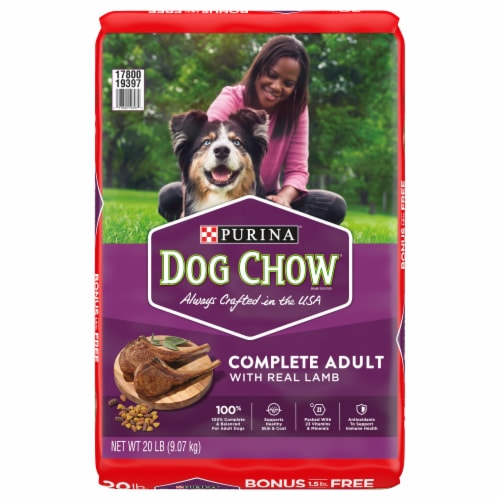 Purina Dog Chow Complete Dog Chow with Lamb 20 lb Kroger