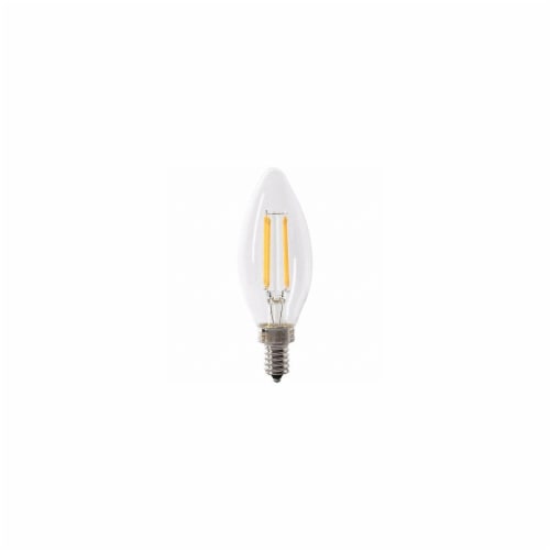 Feit Electric LED,5.5 W,B10,Candelabra Screw (E12),PK4 BPCTC60930CAFIL/4 Perspective: front