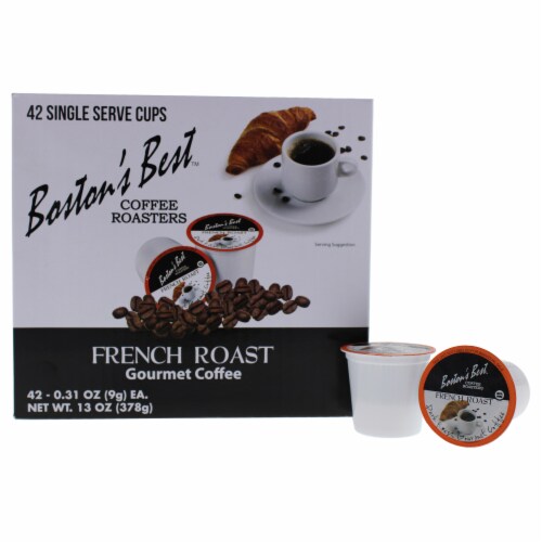 French roast gourmet coffee by bostons best for unisex 42 cups coffee